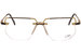 Cazal 742 Eyeglasses Men's Semi Rim Pilot Optical Frame