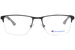 Champion Assist Eyeglasses Men's Semi Rim Rectangle Shape Tri-Flex