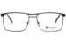 Champion Smooth Eyeglasses Men's Full Rim Rectangle Shape