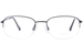 Charmant Eyeglasses TI8176 TI/8176 Half Rim Optical Frame