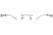 Charmant Line Art Women's Eyeglasses XL2012 XL/2012 Rimless Optical Frame