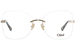 Chloe CH0136O Eyeglasses Women's Rimless Butterfly Shape