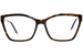 Chopard VCH321 Eyeglasses Women's Full Rim Rectangle Shape