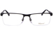 Chopard VCHA98M Eyeglasses Semi Rim Rectangle Shape