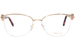 Chopard VCHC54S Eyeglasses Women's Semi Rim Cat Eye