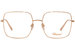 Chopard VCHF49M Eyeglasses Women's Full Rim Square Optical Frame