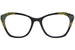 Coco Song Carved Soul CV299 Eyeglasses Women's Full Rim Cat Eye