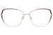 Coco Song Cashmere Knife CV300 Eyeglasses Women's Full Rim Butterfly Shape