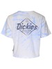 Dickies Girl Tie-Dye Diamond Logo T-Shirt Juniors/Women's Short Sleeve Cropped