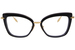 Dita Amorly DTX408-A Titanium Eyeglasses Women's Full Rim Cat Eye