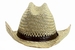 Dorfman Pacific Men's Rush Straw Shapeable Western Cowboy Hat