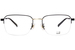 Dunhill DU0067O Eyeglasses Men's Semi Rim Rectangle Shape