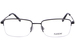 Flexon H6067 Eyeglasses Men's Semi Rim Rectangle Shape