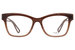 Furla VFU438 Eyeglasses Women's Full Rim Cat Eye Optical Frame