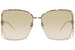 Gucci GG1020S Sunglasses Women's Square Shape