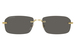 Gucci GG1221S Sunglasses Men's Rectangle Shape