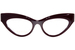 Gucci GG1295O Eyeglasses Women's Full Rim Cat Eye