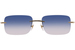 Gucci GG1703S Sunglasses Rimless Rectangle Shape