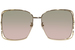 Gucci GG1020S Sunglasses Women's Square Shape