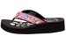 Hello Kitty Girl's HK Tilly Fashion Wedge Flip-Flops Sandals Shoes