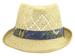 Henschel Men's Hawaiian Trim Straw Fedora Hat