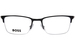 Hugo Boss 1007/IT Eyeglasses Men's Semi Rim Rectangle Shape