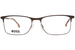 Hugo Boss 1186 Eyeglasses Men's Full Rim Rectangle Shape