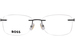 Hugo Boss 1424 Eyeglasses Men's Rimless Rectangle Shape