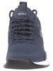 Hugo Boss Men's Titanium Sneakers Knit Trainers