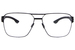 Ic! Berlin Elias Eyeglasses Men's Full Rim Square Shape