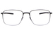 Ic! Berlin Vento Eyeglasses Men's Full Rim Rectangle Shape