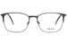 Izod 2088 Eyeglasses Men's Full Rim Rectangle Shape