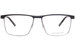 Jhane Barnes Contiguam Eyeglasses Men's Full Rim Rectangle Shape