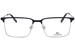 Lacoste L2296 Eyeglasses Men's Full Rim Rectangle Shape