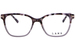 L.A.M.B. LA123 Eyeglasses Women's Full Rim Square Shape