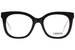 Lancel LA-90035 Eyeglasses Women's Full Rim Rectangle Shape