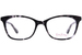 Lilly Pulitzer Dunham Eyeglasses Women's Full Rim Rectangle Shape