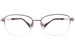 Line Art Aria XL2169 Titanium Eyeglasses Women's Semi Rim Oval Shape