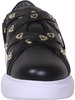 Love Moschino Women's Calfskin Heart Eyelets Sneakers