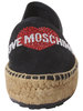 Love Moschino Women's Espadrilles Platform Shoes Rhinestone Heart