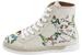 Love Moschino Women's Fashion Embroidered Canvas High Top Sneakers Shoes
