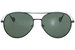 Moncler ML0121 Sunglasses Men's Pilot Shades