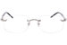 Mont Blanc Established MB0071O Eyeglasses Men's Rimless Optical Frame