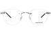 Mont Blanc MB0244O Eyeglasses Men's Rimless Oval Shape