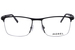 Morel 30280L Eyeglasses Men's Semi Rim Rectangle Shape