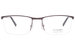 Morel Lightec 30042L Eyeglasses Frame Men's Semi Rim Rectangular