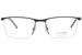 Morel Lightec 30213L Eyeglasses Frame Men's Semi Rim Rectangular