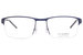 Morel Lightec 30241L Eyeglasses Frame Men's Semi Rim Rectangular