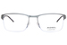 Morel Lightec 30321S Eyeglasses Men's Semi Rim Square Shape