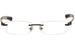 Nautica Men's Eyeglasses N6381 N/6381 Rimless Optical Frame